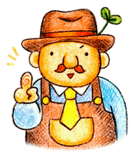 Forest of acorns of Mr. Potato No.2 sticker #11341451