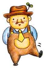 Forest of acorns of Mr. Potato No.2 sticker #11341453