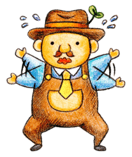 Forest of acorns of Mr. Potato No.2 sticker #11341456