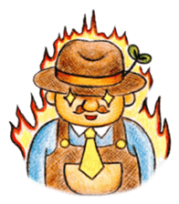 Forest of acorns of Mr. Potato No.2 sticker #11341457