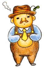 Forest of acorns of Mr. Potato No.2 sticker #11341458