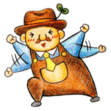 Forest of acorns of Mr. Potato No.2 sticker #11341459