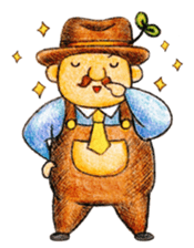 Forest of acorns of Mr. Potato No.2 sticker #11341460