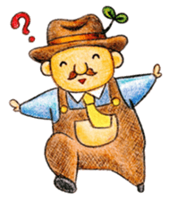 Forest of acorns of Mr. Potato No.2 sticker #11341461