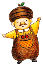 Forest of acorns of Mr. Potato No.2 sticker #11341466