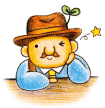 Forest of acorns of Mr. Potato No.2 sticker #11341468