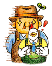 Forest of acorns of Mr. Potato No.2 sticker #11341473