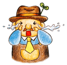 Forest of acorns of Mr. Potato No.2 sticker #11341476