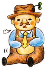 Forest of acorns of Mr. Potato No.2 sticker #11341478