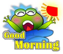 Froggy multilingual articles sticker #11343576