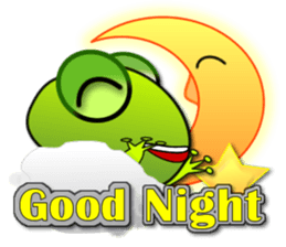 Froggy multilingual articles sticker #11343580