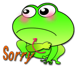 Froggy multilingual articles sticker #11343612