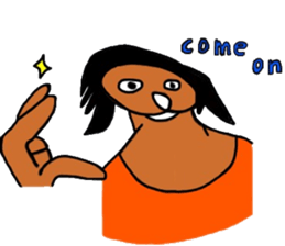 Bull Shimojo and pleasant friends sticker #11343950