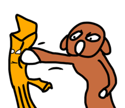 Bull Shimojo and pleasant friends sticker #11343975