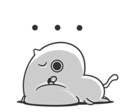 Friends cat BITTER 2 sticker #11344013