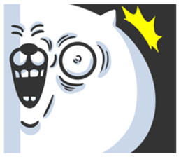 Friends cat BITTER 2 sticker #11344014