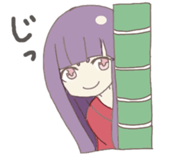 Japanese doll girl sticker #11344190