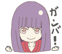 Japanese doll girl sticker #11344200