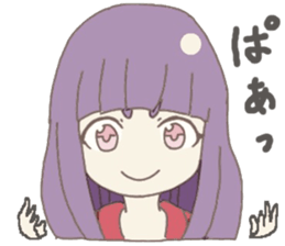 Japanese doll girl sticker #11344210