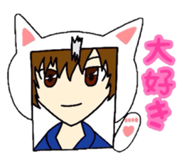 Dress Nyanko sticker #11344401