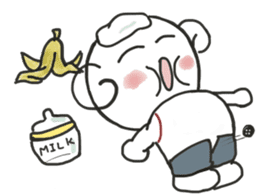 YoYoMei is learning how to eat now sticker #11344426