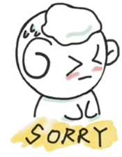 YoYoMei is learning how to eat now sticker #11344437