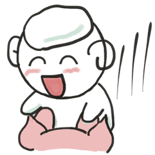 YoYoMei is learning how to eat now sticker #11344451