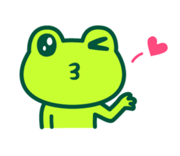 Kerokero frog 4 sticker #11344504