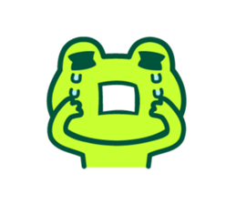 Kerokero frog 4 sticker #11344531