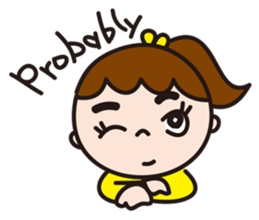 Pretty Girl (10-year-old version) sticker #11344826