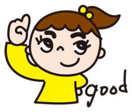 Pretty Girl (10-year-old version) sticker #11344840