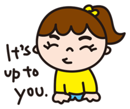 Pretty Girl (10-year-old version) sticker #11344842