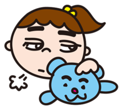 Pretty Girl (10-year-old version) sticker #11344848