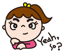 Pretty Girl (10-year-old version) sticker #11344849