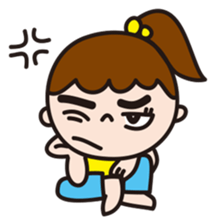 Pretty Girl (10-year-old version) sticker #11344851