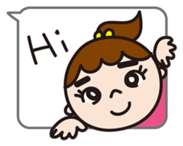 Pretty Girl (10-year-old version) sticker #11344854