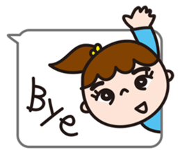 Pretty Girl (10-year-old version) sticker #11344855