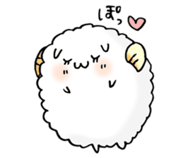 a lovely sheep2 sticker #11345617