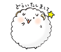 a lovely sheep2 sticker #11345619