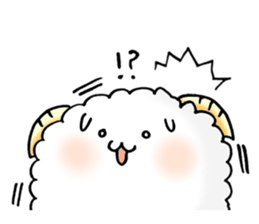 a lovely sheep2 sticker #11345653
