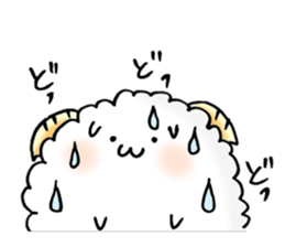 a lovely sheep2 sticker #11345655