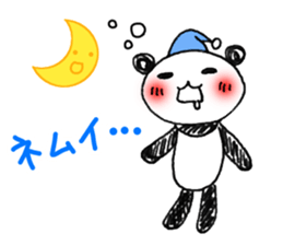 Hand-painted panda 2 sticker #11346184