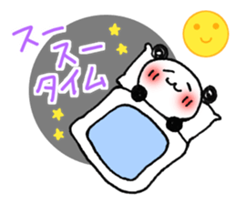 Hand-painted panda 2 sticker #11346186