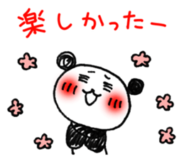 Hand-painted panda 2 sticker #11346195