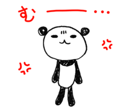 Hand-painted panda 2 sticker #11346204