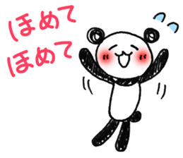 Hand-painted panda 2 sticker #11346208