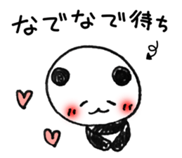 Hand-painted panda 2 sticker #11346209