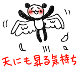 Hand-painted panda 2 sticker #11346214