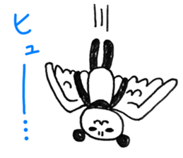 Hand-painted panda 2 sticker #11346215