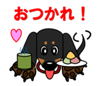 Wonderful Miniature Dachshund, RIKU sticker #11346225